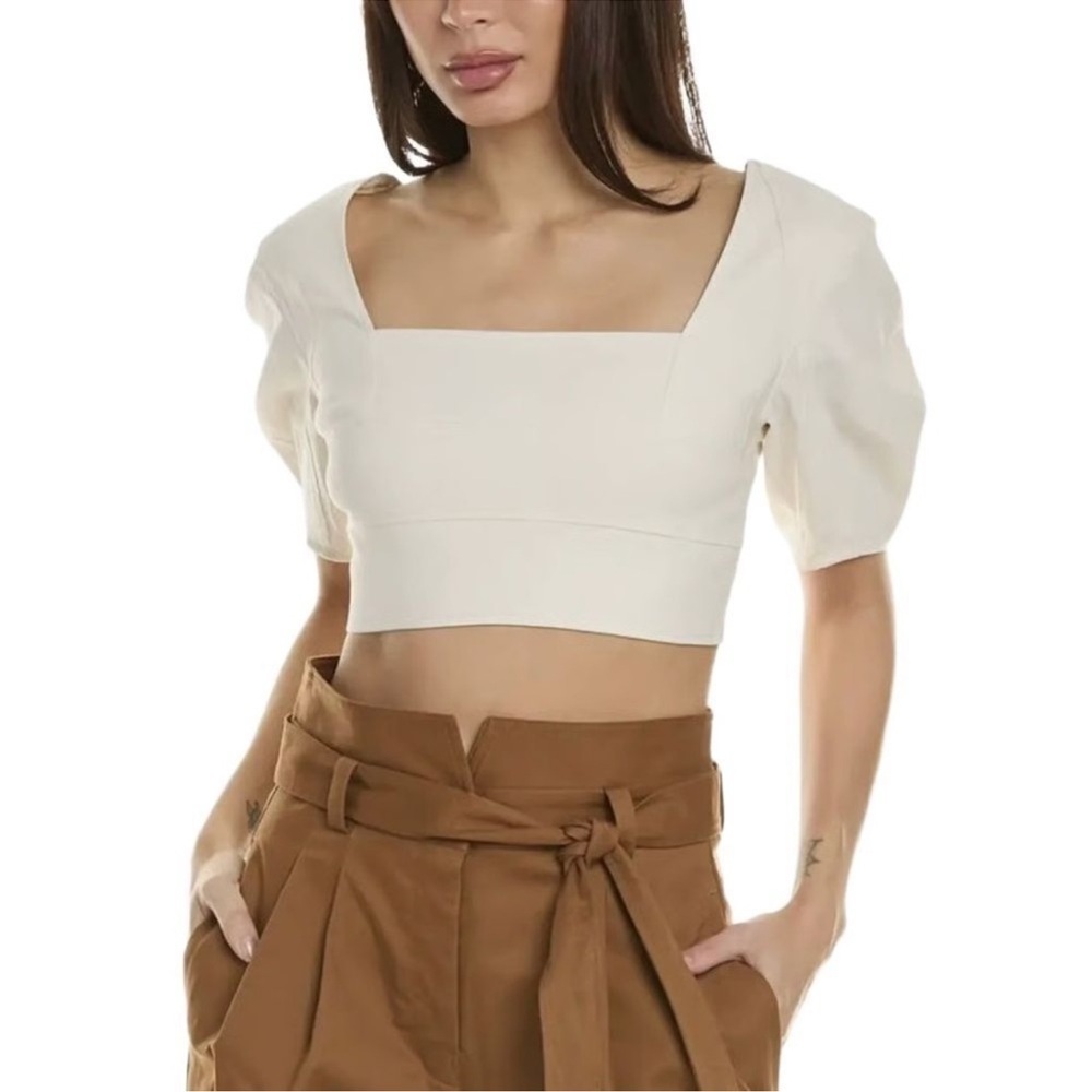 A.L.C. Linen Blend Gianna Top size 12